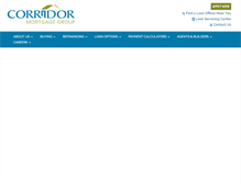 Tablet Screenshot of corridormtg.com